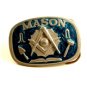 1986 Mason Masonic Enameled Belt Buckle 2192014