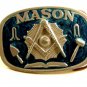 1986 Mason Masonic Enameled Belt Buckle 2192014