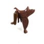 Western Cowboy Early Plastic Saddle / Boot Brooch