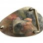 Handmade Tribal Turquoise Clawrple Belt Buckle Signed BC 110614