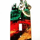 Kokopelli Flute Single Switch Cover Plate by Steel Images USA 022315A