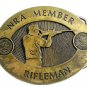 NRA Member Rifleman Belt Buckle 10312013