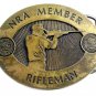 NRA Member Rifleman Belt Buckle 10312013