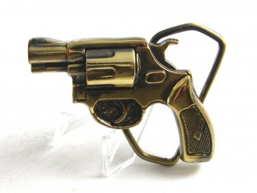 1979 Limited Edition Gangsters Pistol / Gun  Belt Buckle by MM Chicago 092214