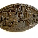 1984 Indiana Metal Craft Safety Pace Award Belt Buckle