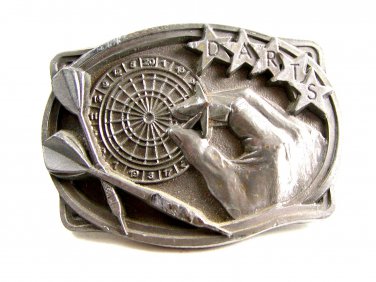 1990 Darts Board Belt Buckle by C&J 2182014