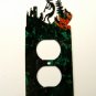 Kokopelli w/ Flute Double Outlet Cover Plate by Steel Images USA 022515K