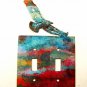 American Eagle Double Light Switch Cover Plate by Steel Images USA 030315NN