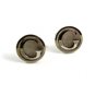 Shields Silvertone Initial / Letter G Cufflinks 10222013