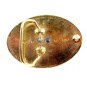 Western Silvertone Green Saddle Belt Buckle #102113d