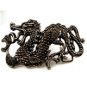 Large Antique Bronzetone Dragon Belt Buckle