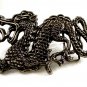 Large Antique Bronzetone Dragon Belt Buckle