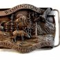 1981 Bergamont Washington is What America Was Belt Buckle