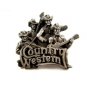 1981 Country Western Band Belt Buckle by Bergamont