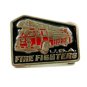USA Fire Fighters Enameled Belt Buckle Unmarked 092614
