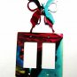Butterfly Double Rocker Outlet Cover Plate by Steel Images USA 030315W