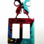 Butterfly Double Rocker Outlet Cover Plate by Steel Images USA 030315W