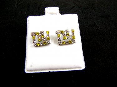 NY CZs Pierced Studs Earrings 12092013