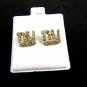 NY CZs Pierced Studs Earrings 12092013