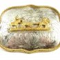 Silvertone & Goldtone Western Rodeo Cowboy Calf Roping Belt Buckle 11132013