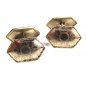 Wonderful Edwardian Deco Silvertone Cufflinks Unbranded 72315