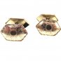 Wonderful Edwardian Deco Silvertone Cufflinks Unbranded 72315