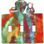 Pueblo Triple Light Switch Cover Plate by Steel Images USA 030515A