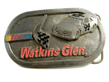 Made in USA Nascar Watkins Glen Belt Buckle 10232013