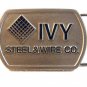 Ivy Steel & Wire Co. Belt Buckle