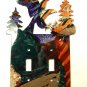 American Eagle Double Light Switch Cover Plate by Steel Images USA 030315E
