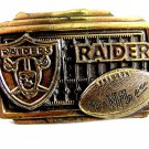 Official NFL Sanctioned Raiders Belt Buckle by Great American Products 82614