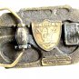 Official NFL Sanctioned Raiders Belt Buckle by Great American Products 82614