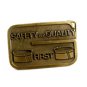 Safety & Quality First Brass Belt Buckle 82114