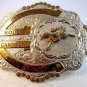 Viintage Mex USA Rodeo Campeon Arus Nov 1993 Belt Buckle by Crumrine