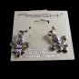 Dangley Fleur de Lis Pierced Studs Earrings Free Shipping