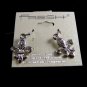 Dangley Fleur de Lis Pierced Studs Earrings Free Shipping