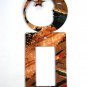 Man In Moon Single Rocker Switch Cover Plate by Steel Images Made USA 52815j
