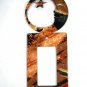 Man In Moon Single Rocker Switch Cover Plate by Steel Images Made USA 52815j