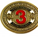 Amoco Oil Co Texas City Power Station Belt Buckle By Hit Line USA 102014