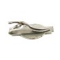 Silvertone Red Dragon Tie Clasp Unmarked 102114