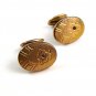 Victorian Goldtone Cufflinks 04212014 Unsigned