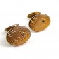 Victorian Goldtone Cufflinks 04212014 Unsigned