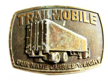 Trail Mobile Our Name Carries Weight Belt Buckle 82814