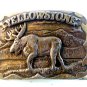 1979 Yellowstone Park Moose Belt Buckle by DX Denver