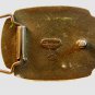 Three Horses Galloping Enameled Belt Buckle by Koleaco Dallas