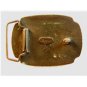 Three Horses Galloping Enameled Belt Buckle by Koleaco Dallas