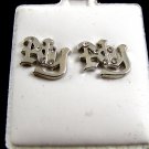 Fancy CZs Pierced Studs Earrings 12092013