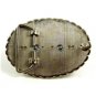 Western Cowboy Silvertone & Red Saddle Belt Buckle #102113