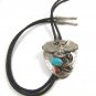Southwest Western American Eagle in Flight Turquoise Coral Bolo