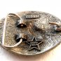 1993 Rodeo Cowboy Western Calf Roping Belt Buckle Made in USA